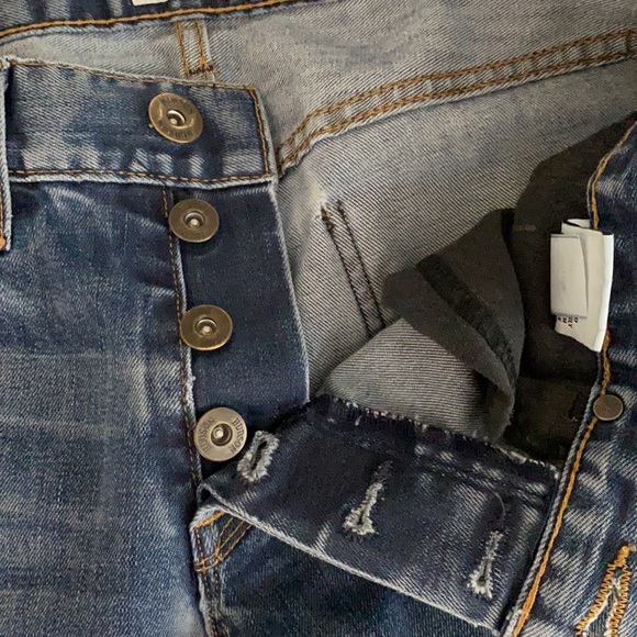 Hudson Bryon Five Pocket Straight Leg Denim Jeans Size 30 - Picture 8 of 13